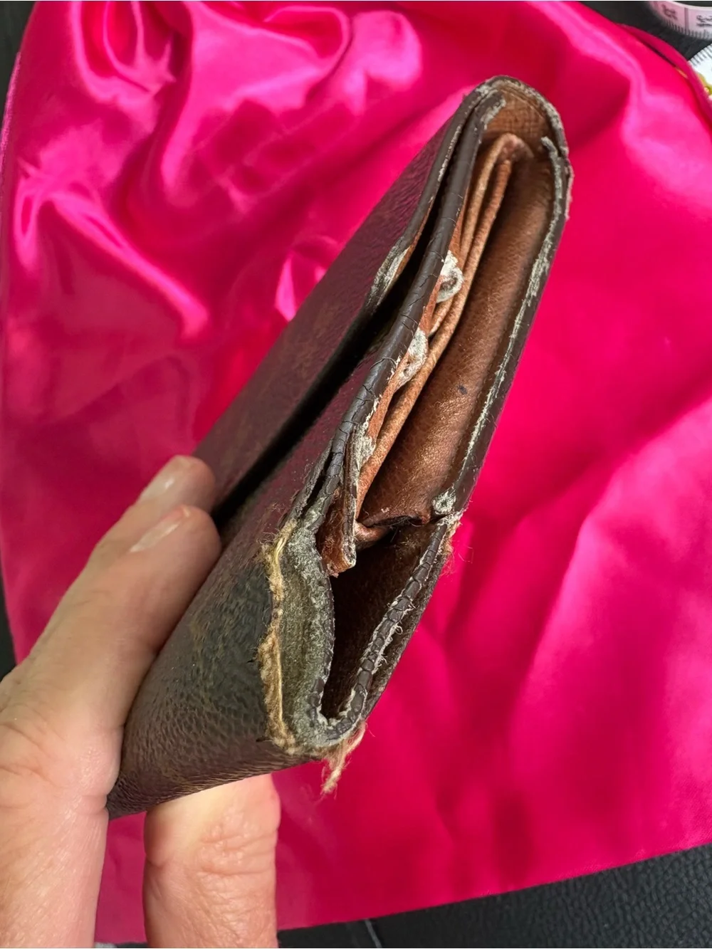 Louis Vuitton Monogram Canvas Wallet in Brown and Gold